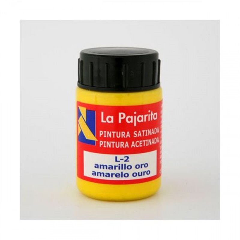 PAJARITA SATINADA L-02 AMARILLO ORO. 75ML LA PAJARITA 110416