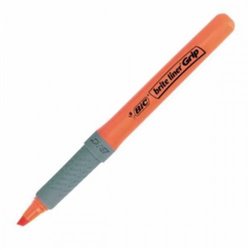 MARCADOR FLUORESCENTE HIGHLIGHTER GRIP TRAZO 1,5-3,3MM. NARANJA BIC 811933