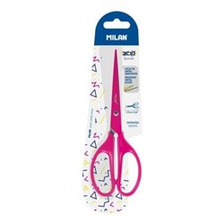 BLÍSTER TIJERAS DE OFICINA ACID ROSA 17 CM NUEVO MILAN BWM10425P