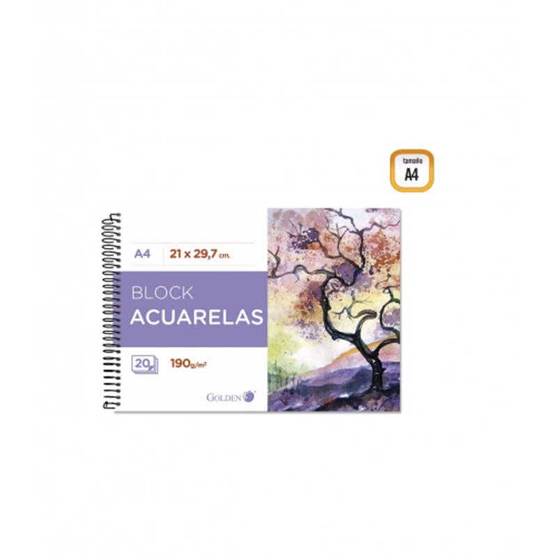 CUADERNO DIBUJO A3 ACUARELAS 24 HJS. 190GMS. HSWC WONDER ART BY PRYSE 6230032