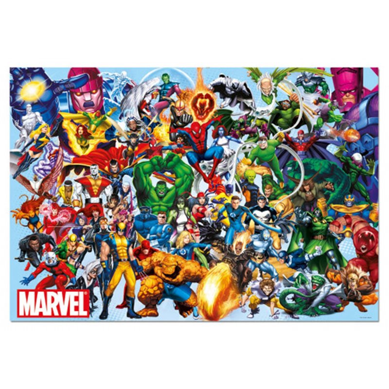 PUZZLE 1000 PIEZAS LOS HÉROES DE MARVEL EDUCA 15193