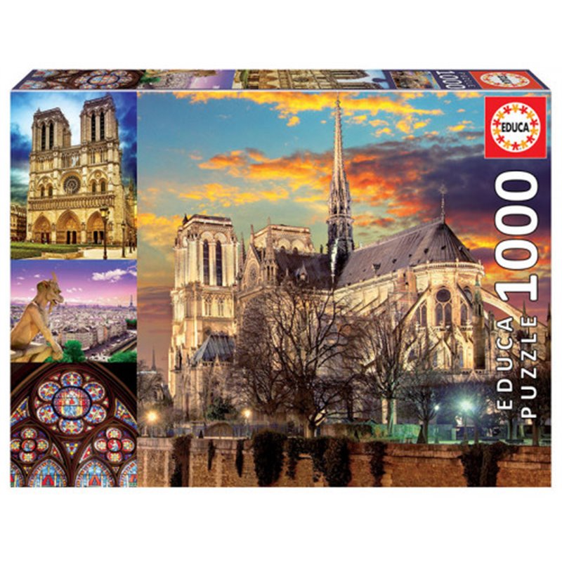 Educa Notre Dame Collage Puzzle rompecabezas 1000 pieza(s)