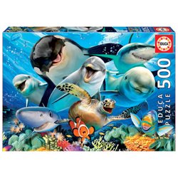 Educa Underwater Selfies Puzzle rompecabezas 500 pieza(s)