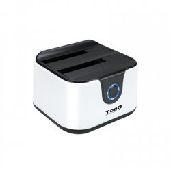 TooQ DOCK STATION SATA 2.5/3.5 A USB 3.0 CLONE OTB NEGRO-BLANCO