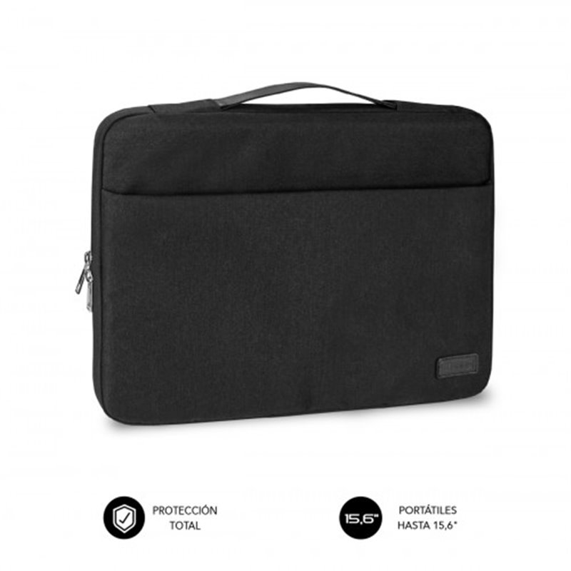 SUBBLIM Funda Ordenador Elegant Laptop Sleeve 15,6" Black