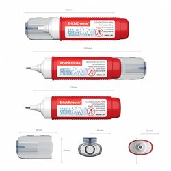 BOLÍGRAFO CORRECTOR ARCTIC WHITE, 12 ML ERICH KRAUSE 780