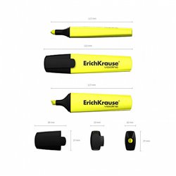 FLUORESCENTE VISIOLINE V-12, COLOR: AMARILLO ERICH KRAUSE 32496