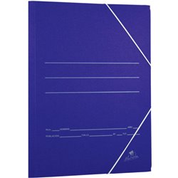 CARPETA CARTON AZUL 500 GR./M2. FOLIO GOMA SENCILLA MARIOLA 1080