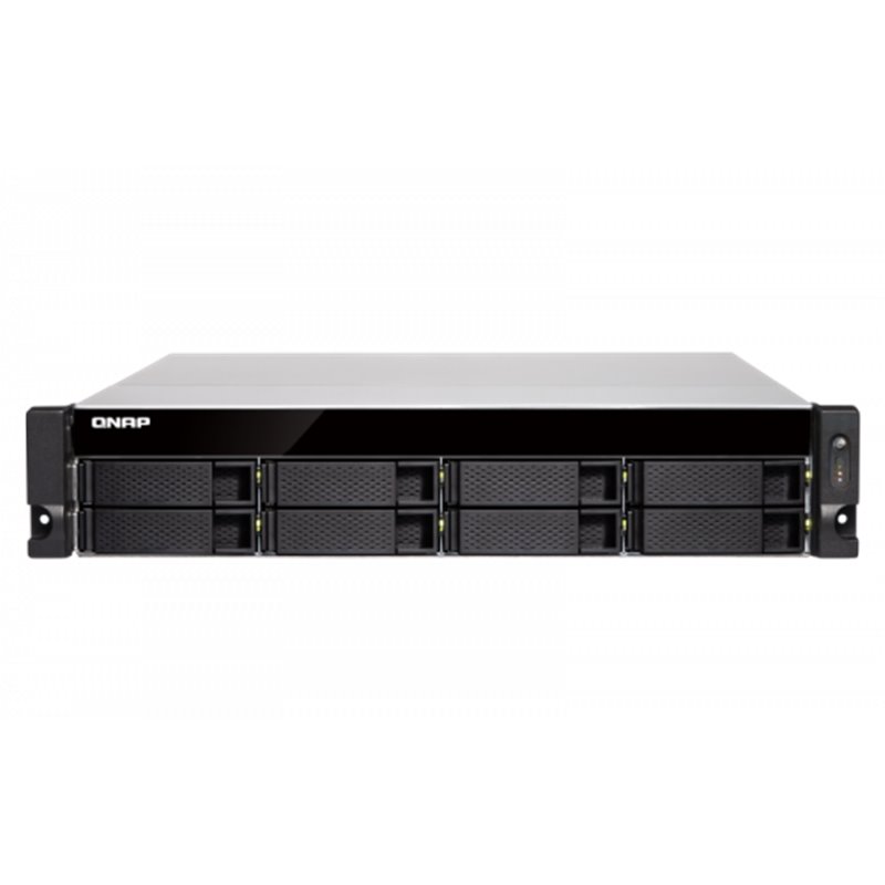 QNAP TS-877XU-RP 2600 Ethernet Bastidor (2U) Negro, Gris NAS