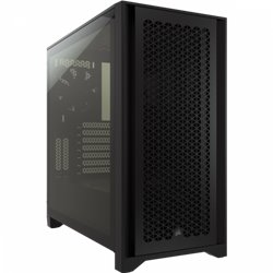 CAJA CORSAIR CRYSTAL 4000D AIRFLOW MID-TOWER CRISTAL TEMPLADO NEGRA CC-9011200-WW