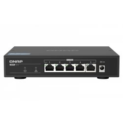 QNAP QSW-1105-5T switch No administrado Gigabit Ethernet (10/100/1000) Negro