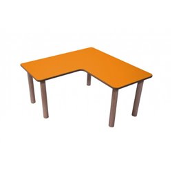 MESA EN "L" 90X90 CM (TALLA 0 - 3) HAYA MOBEDUC 600558H180