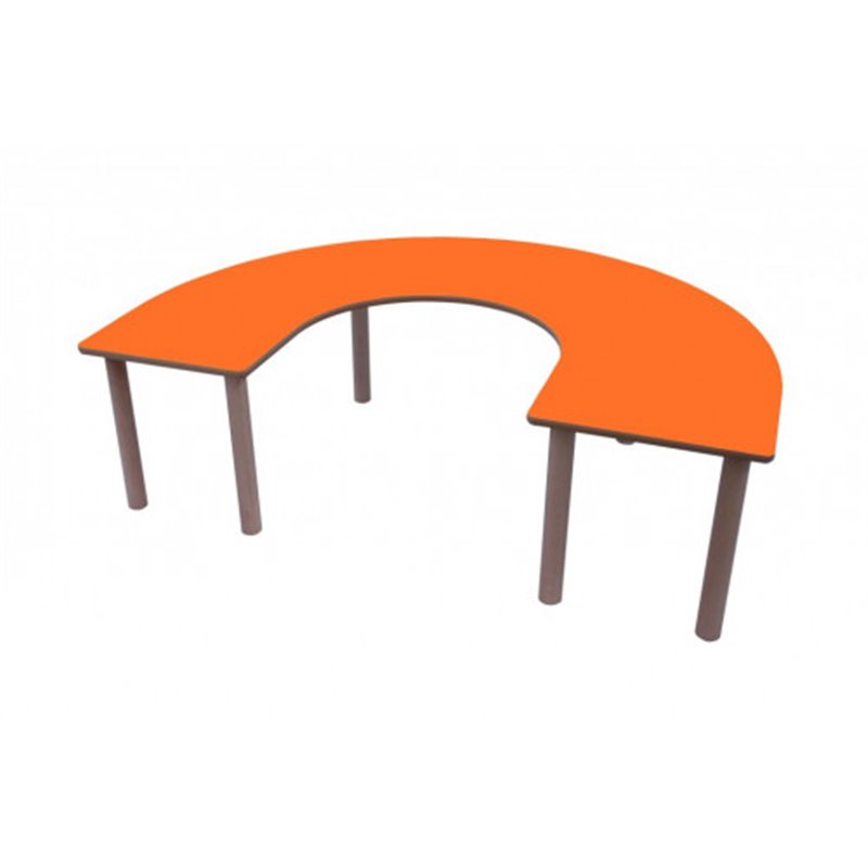 MESA EN "U" 150X120 CM (TALLA 0 - 3) HAYA MOBEDUC 600556.12H140