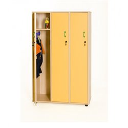 MUEBLE TAQUILLA 3 NIÑOS 147 CM ALTO CON LLAVE HAYA MOBEDUC 600616HPC18