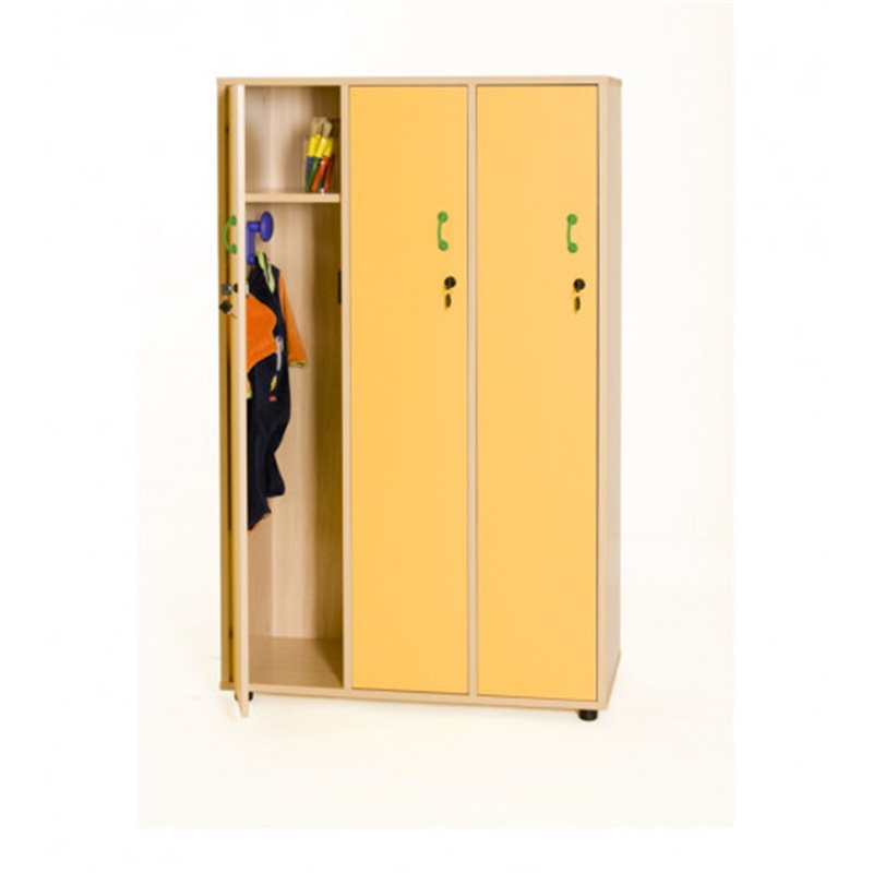 MUEBLE TAQUILLA 3 NIÑOS 147 CM ALTO CON LLAVE HAYA MOBEDUC 600616HPC18