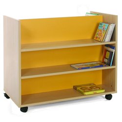 CARRO LIBRERÍA DOBLE FRONTAL HAYA MOBEDUC 600903HR18