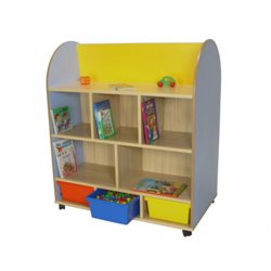 MUEBLE EXPOSITOR DE LIBROS OVALADO HAYA MOBEDUC 602102HR18