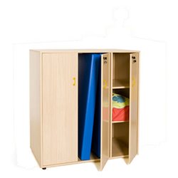 MUEBLE PARA GUARDAR COLCHONETAS Y COMPLEMENTOS HAYA MOBEDUC 600627HPC18