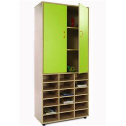 MUEBLE ALTO CASILLERO Y ARMARIO HAYA MOBEDUC 600406HPS18