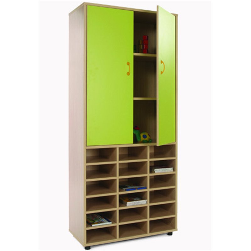 MUEBLE ALTO CASILLERO Y ARMARIO HAYA MOBEDUC 600406HPS18