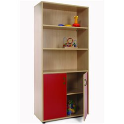 MUEBLE ALTO ARMARIO Y ESTANTERÍA HAYA MOBEDUC 600404HPS18