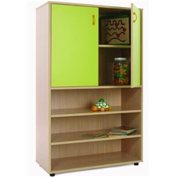 MUEBLE MEDIO ESTANTERÍA Y ARMARIO HAYA MOBEDUC 600304HPS18