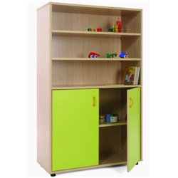 MUEBLE MEDIO ARMARIO Y ESTANTERÍA HAYA MOBEDUC 600303HPS18