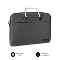 SUBBLIM Funda Ordenador Business Laptop Sleeve 15,6" Grey