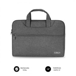 SUBBLIM Funda Ordenador Business Laptop Sleeve 13,3-14" Grey