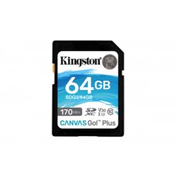 Kingston Technology Canvas Go! Plus memoria flash 64 GB SD UHS-I Clase 10