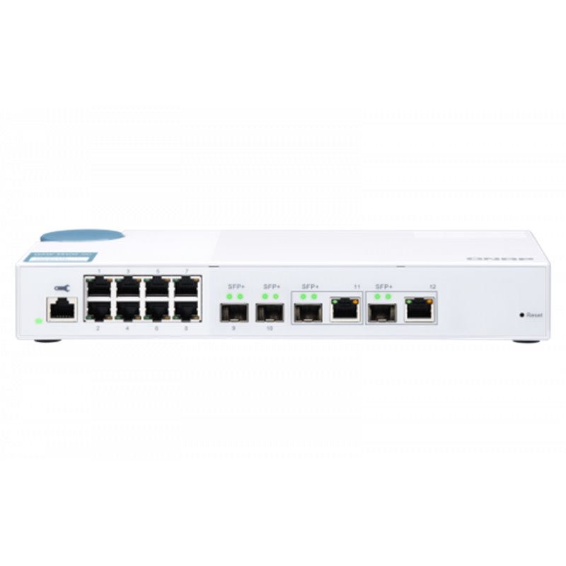 QNAP QSW-M408-2C switch Gestionado L2 10G Ethernet (100/1000/10000) Blanco