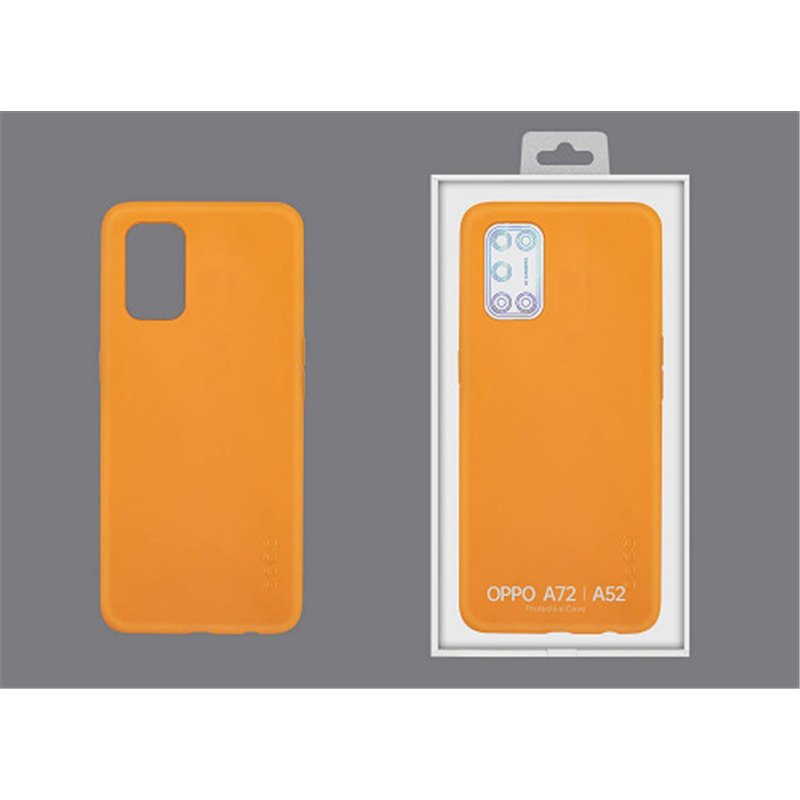 OPPO LIQUID SILICON CASE A52/A72 NARANJA