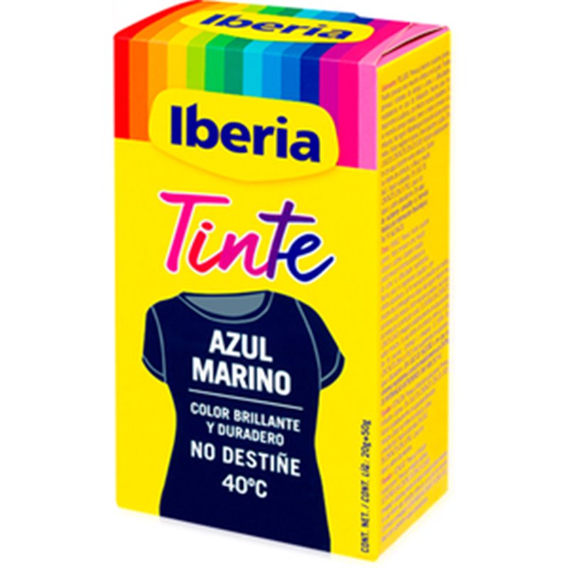 IBERIA TINTE PARA ROPA - AZUL MARINO