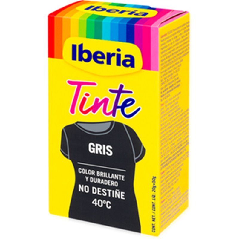 IBERIA TINTE PARA ROPA - GRIS