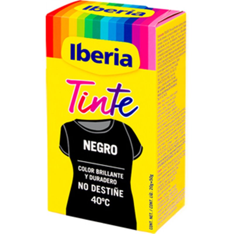 IBERIA TINTE PARA ROPA- NEGRO