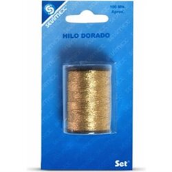 HILO METALICO DORADO 100 MT.