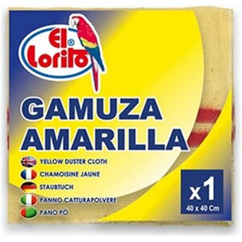 GAMUZA AMARILLA 40X40CM