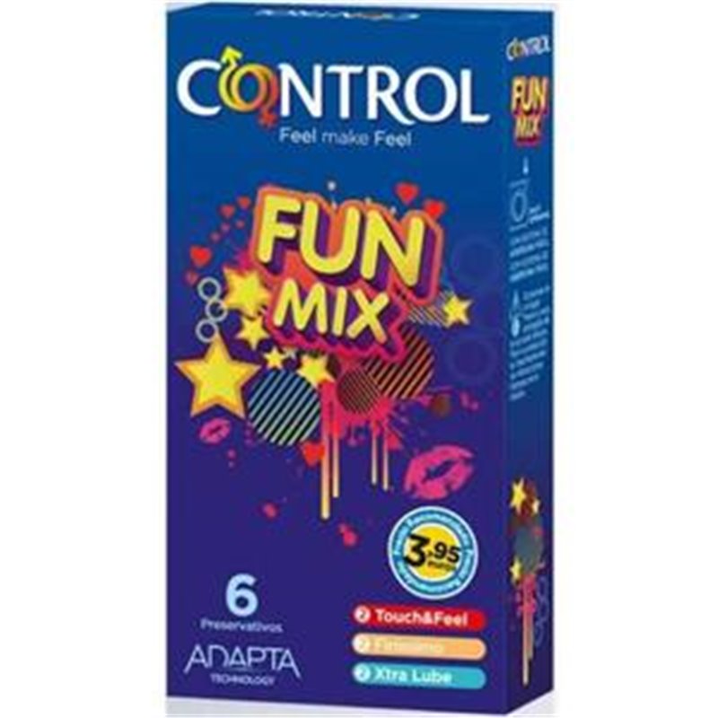 CONTROL PRESERVATIVOS FUN MIX 6 UDS