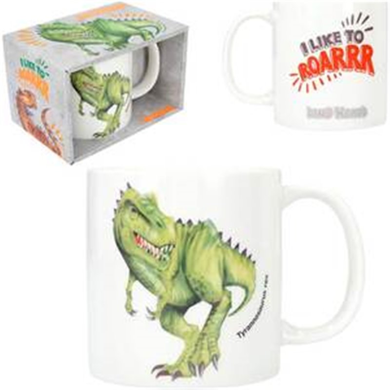 TAZA CON RELIEVE T-REX DINO WORLD