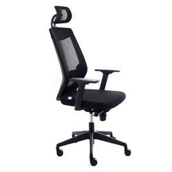 SILLA SINCRO AJUSTE LUMBAR MALLA/NEGRO ROCADA 908-4