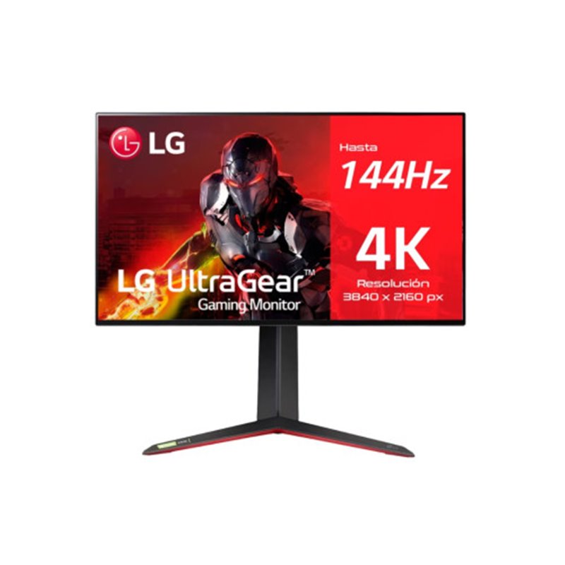 LG MONITOR (27GP95RP-B) (Q3'23) 27"/GAMING/4K 3840 X 2160/IPS/1 MS GTG/HDMI 2.1/NVIDIA G-SYNC COMPATIBLE/REGULABLE ALTURA/PIVOTA