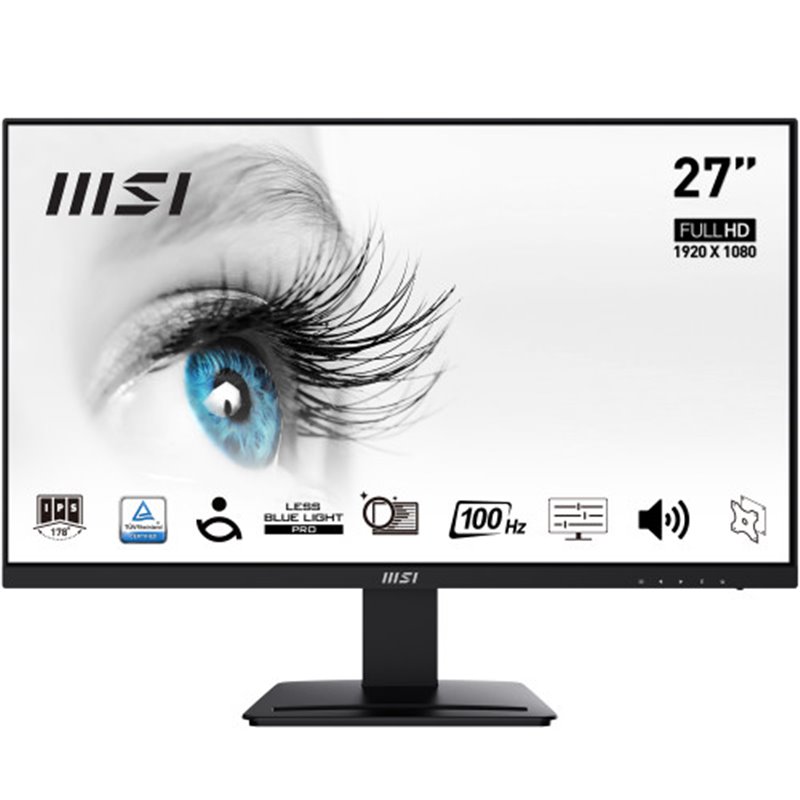 MSI Pro MP273A pantalla para PC 68,6 cm (27") 1920 x 1080 Pixeles Full HD LED Negro