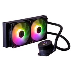 Cooler Master MasterLiquid 240L Core ARGB Carcasa del ordenador, Procesador Kit de refrigeración líquida 12 cm Negro