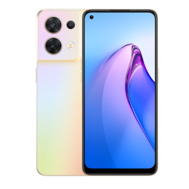 OPPO Reno 8 16,3 cm (6.4") SIM doble Android 12 5G USB Tipo C 8 GB 256 GB 4500 mAh Oro