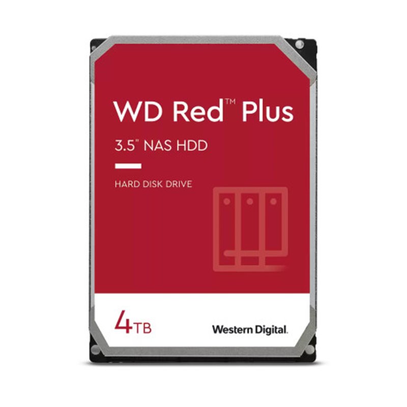 Western Digital Red Plus WD40EFPX disco duro interno 3.5" 4000 GB Serial ATA III