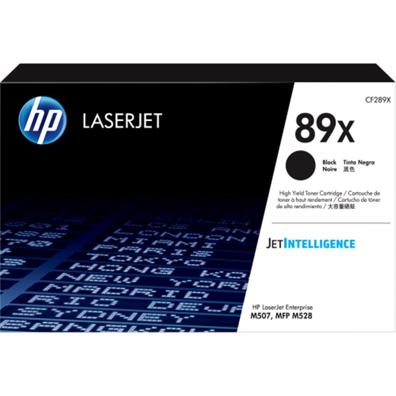 HP Cartucho de tóner Original LaserJet 89X negro de alta capacidad