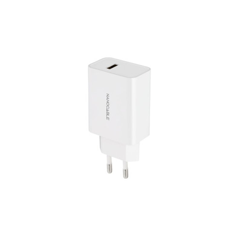 Nanocable Cargador USB, 5V/2.1A, Blanco