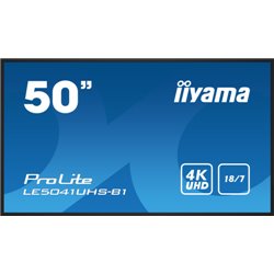 iiyama LE5041UHS-B1 pantalla de señalización Pantalla plana para señalización digital 125,7 cm (49.5") LCD 350 cd / m² 4K Ultra 