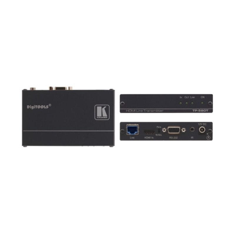 KRAMER AVSM 4K60 4:4:4 HDMI EXTENDER WITH USB, RS–232, & IR OVER LONG–REACH HDBASET 3.0 - EXT3-TR (50-80572390)