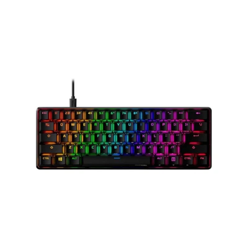 HP HYPERX ALLOY ORIGINS 60 AQUA GAMING KEYBOARD MECANICO RBG US LAYER -  56R61AAABA